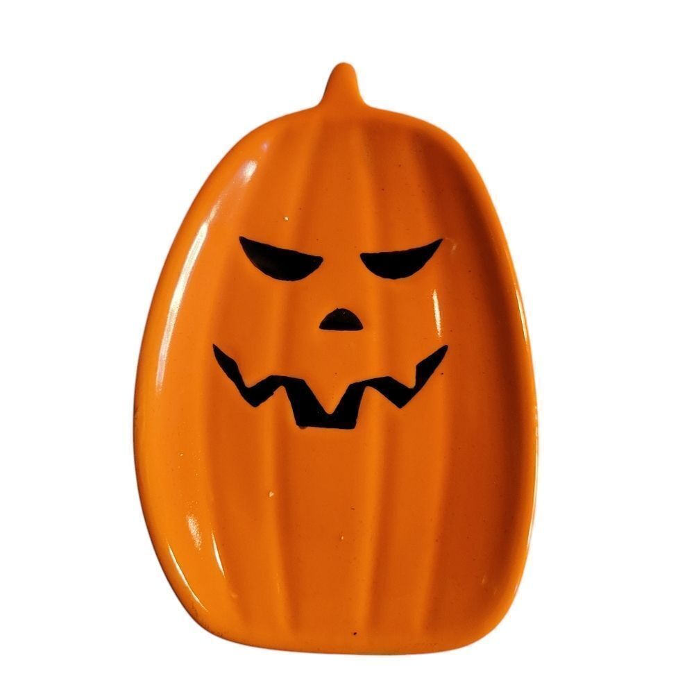 Pumpkin ceramic spoon rest